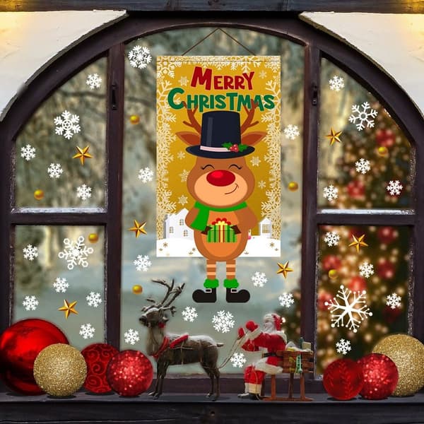Christmas Window Sticker Window Static Stickers STYLE 2 STYLE 2 Style 2