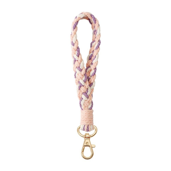 2 Stk Håndleddsnøkkelring Håndleddsnøkkelarmbånd ROSA Pink
