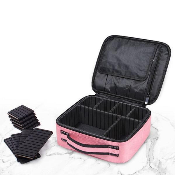 Vanity Case Beauty Box SVART black