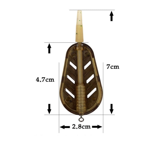 Inbäddningsmatare Inline Method Feeders 40G 40G 40g