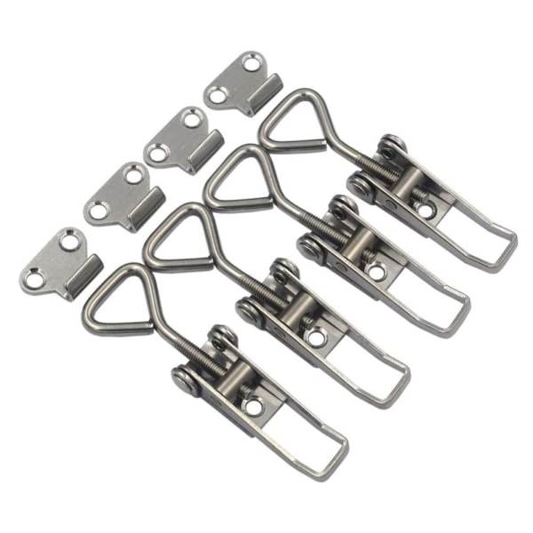 4pack Toggle Lach Clamps Dra Hasp Spärrar Snabbkoppling Hand