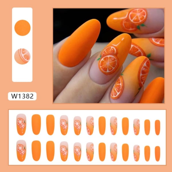 Falska naglar Fake Nials W1382 W1382 W1382