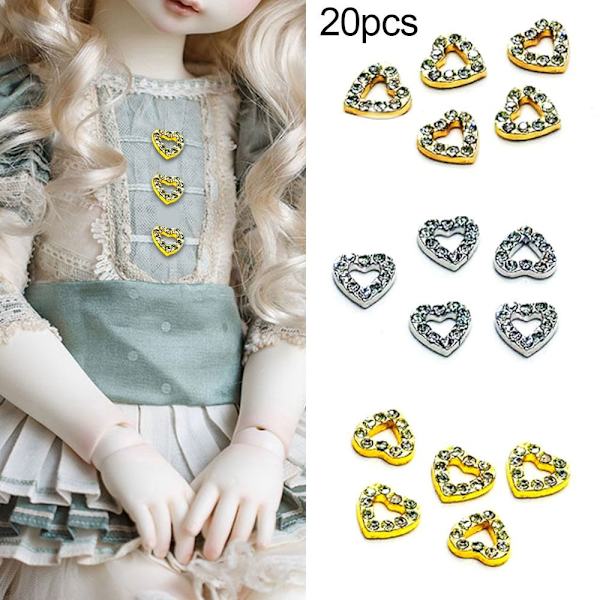 20kpl Love Diamond -solkivyön napit KC GOLD KC GOLD KC Gold