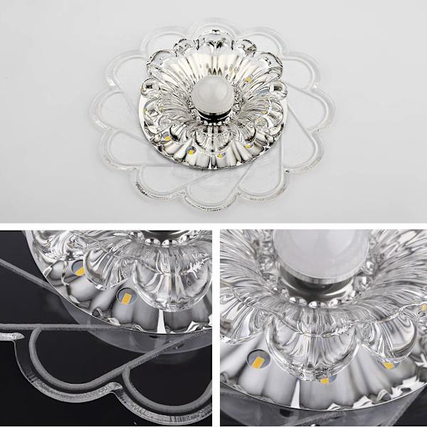 LED Crystal Ceiling Lights Lysekrone Lampe VARMT LYS VARMT LYS Warm Light