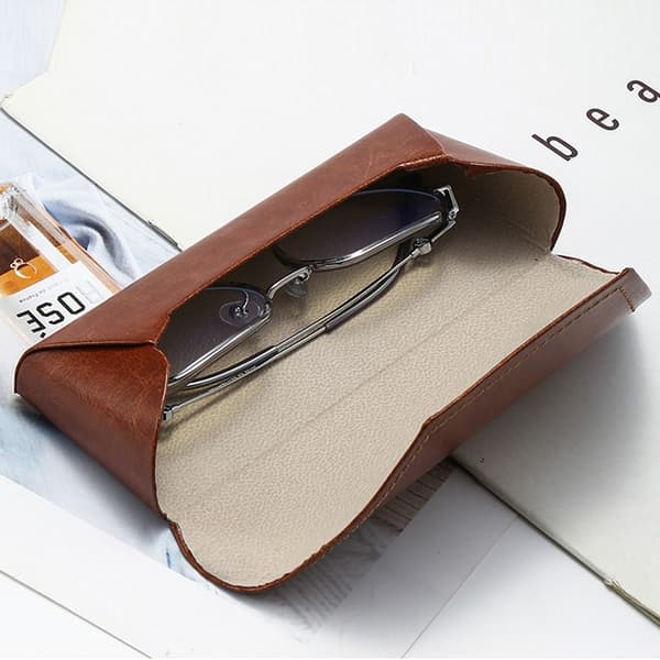 Brillepose Solbrille Opbevaringspose BRUN brown