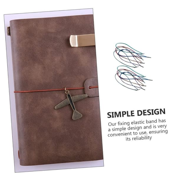 12 stk. Notebook Elastic Strap Notebook Lukke Emballagetape