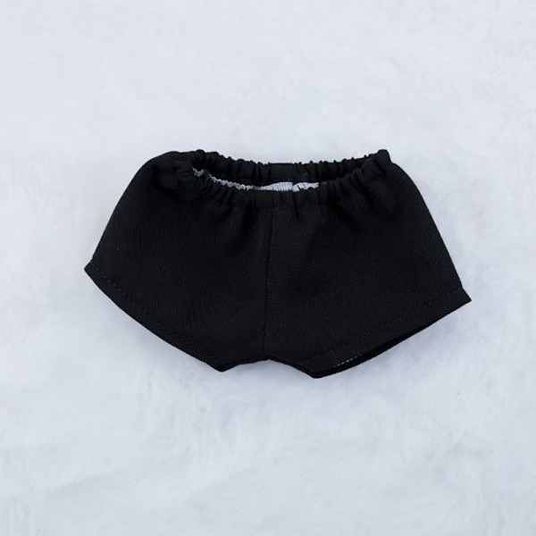 20cm Cotton Doll Doll Shortsit MUSTA black