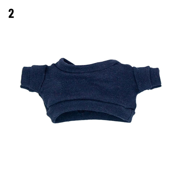20 cm T-shirt för dockakläder Tecknad docka 2 2 2