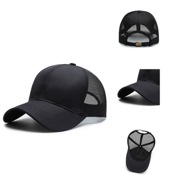 Mesh baseball-hatut Juoksuhattu MUSTA black