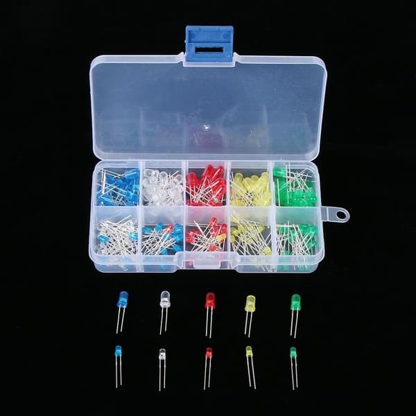 200st LED Lamp Beads 5mm LED Light Light Emitting Diode 3mm and 5mm200pcs