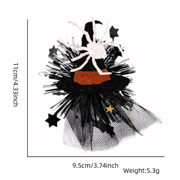 Halloween-hiusklipsit Bow-hiusklipsit 2 2 2