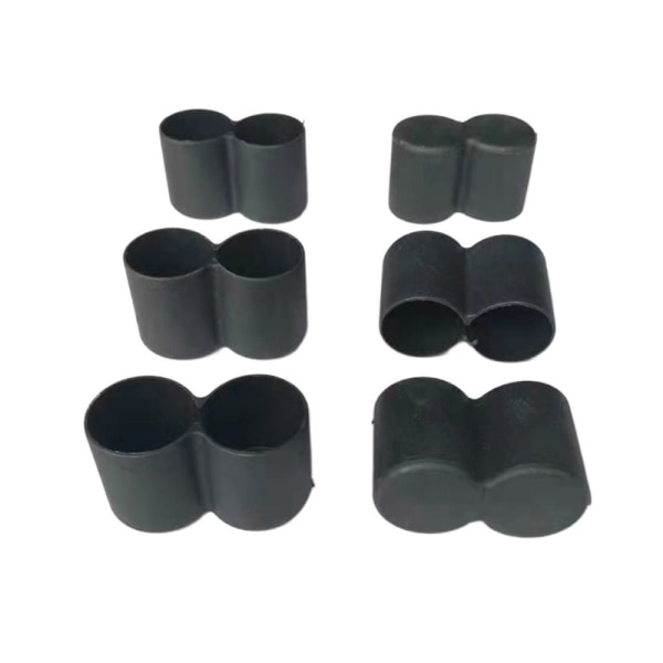 Stolebenkapper Møbelfødder SORT 22MM black 22mm