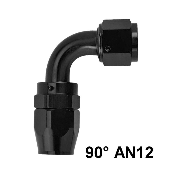 Adapter for svingbare slangeende 0 GRADER AN8 0 Degree AN8