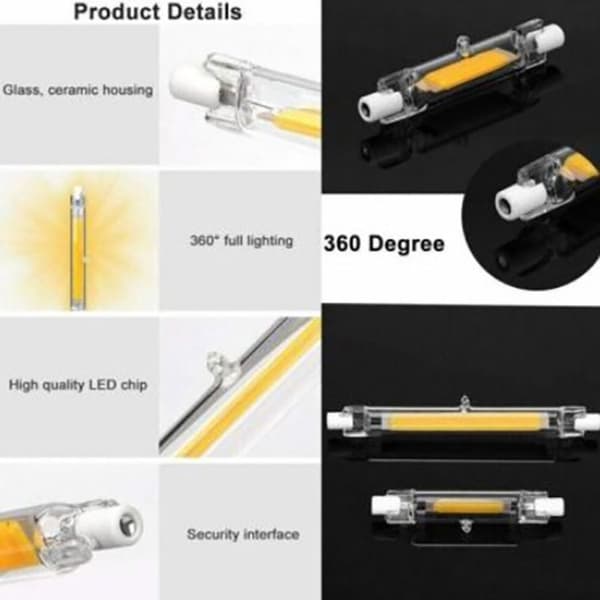 R7S LED Pære Halogen Lampe A A A