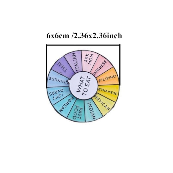2st skivspelare Brosch Spinn Pin Interactive Pin