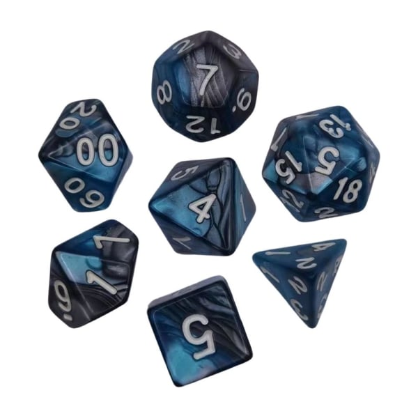 7 kpl / set DND Dice Polyhedral Dice 01 01 01