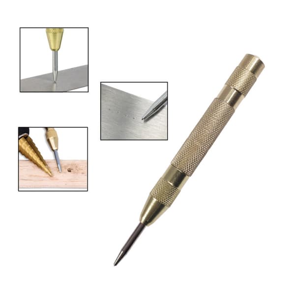 Borrskär Center Punch SILVER UTAN CAP UTAN CAP Silver Without cap-Without cap