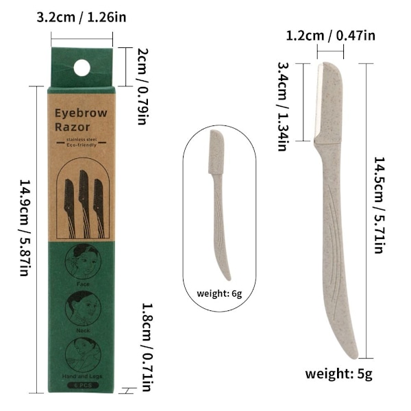 Ögonbrynstrimmer Eyebrow Razor Eyebrow Shaper