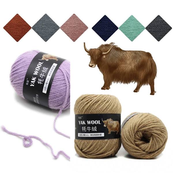Ull Yak-garn Handstickningsgarn 04 04 04