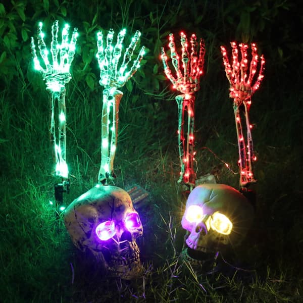 Hoved Kranie Håndlampe LED String Lights HVID white