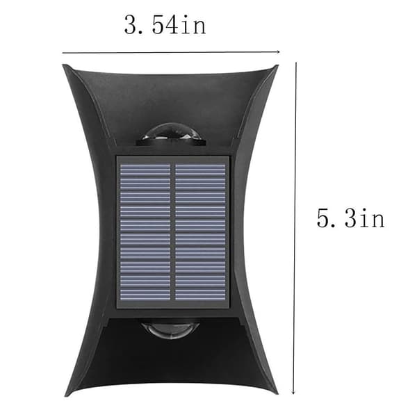 Solar Væglys Væg op og ned Lyser lys