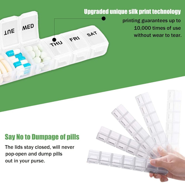 Case Pillbox VIT White