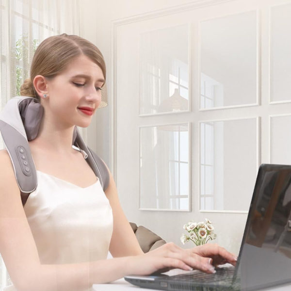 Olkapään kaulan hierontalaite Smart Hot Compress Massagers 3D-vaivaus