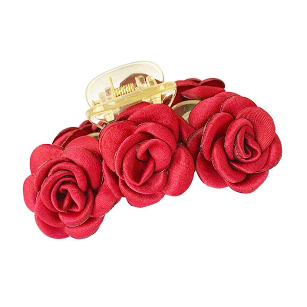 Hair Claw Clip Barrette poninhäntäpidike PUNAINEN red