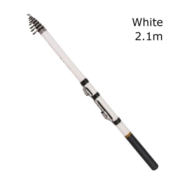 Teleskopisk fiskespö Pen Pole VIT 2,1M 2,1M White 2.1m-2.1m