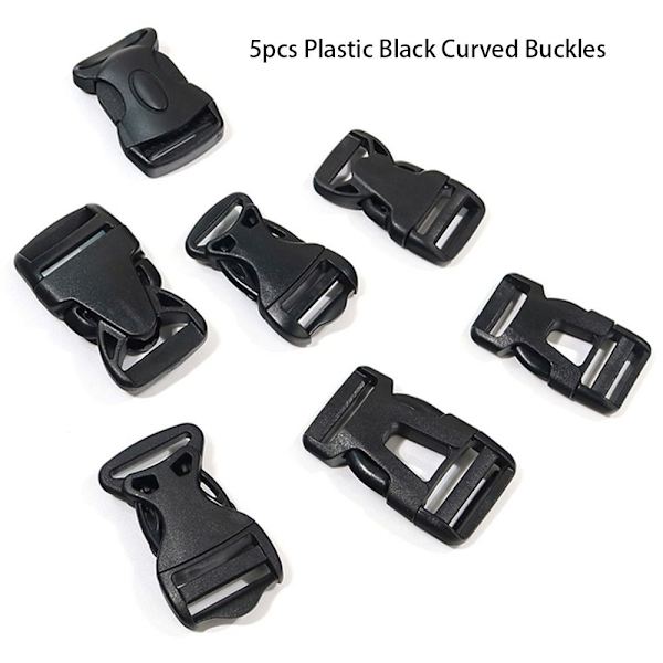 5kpl Sivusoljet Kaareva solki 61X32MM 61x32mm