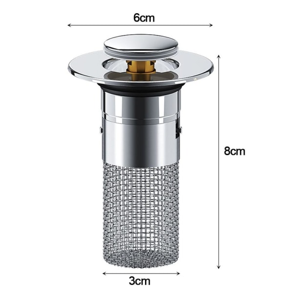Gulvavløpsfilter Mesh Pop Up avløpsfilter B B B