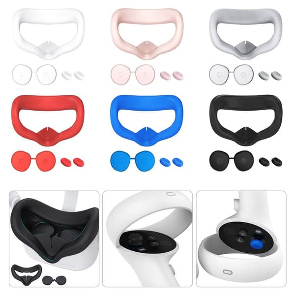 VR Face Cover VR Linsskydd GRÅ gray