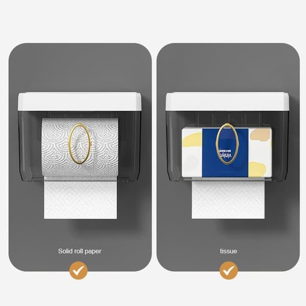 Toalettpapirholder Tissue Box GRÅ Grey