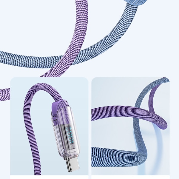 Mobil Datakabel Ladekabel LILLA 1M Purple 1m