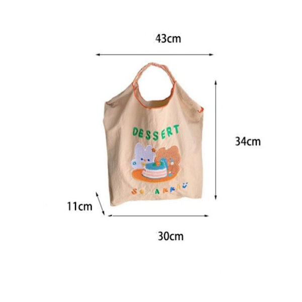 Mulepose Shopper Pung HVID White