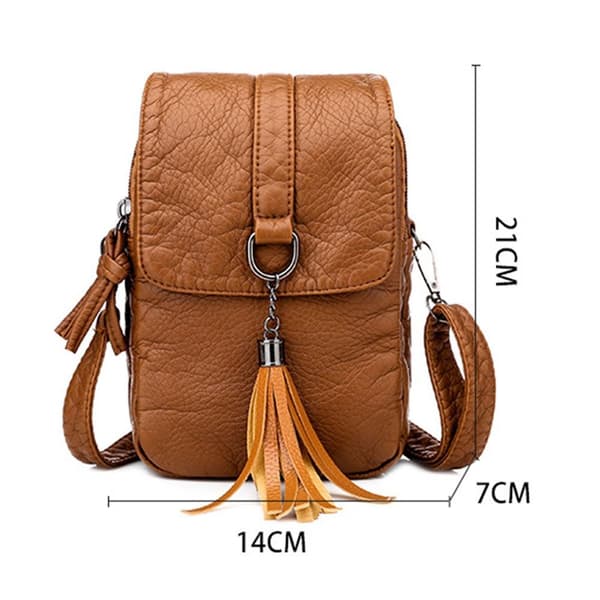 Liten Axelväska Messenger Bag RÖD red
