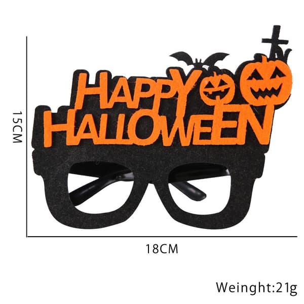 3/12 Stk Halloween Briller Sjove Græskar Briller E-3 STK E-3 STK E-3Pcs