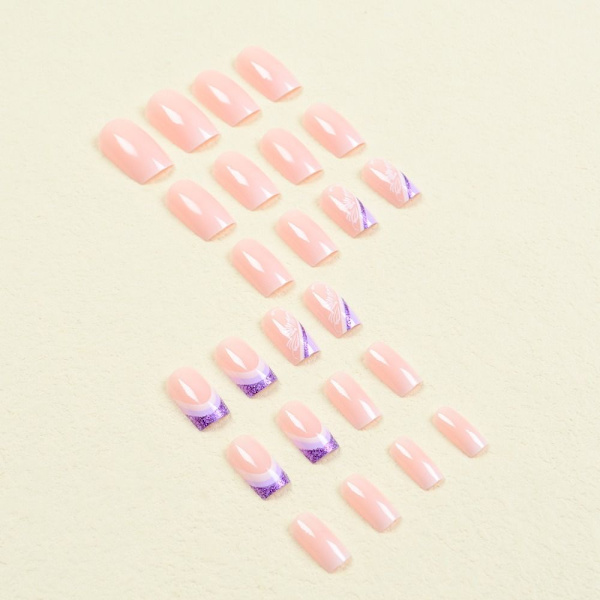 Fake Nails Keskipitkä neliöpää 2