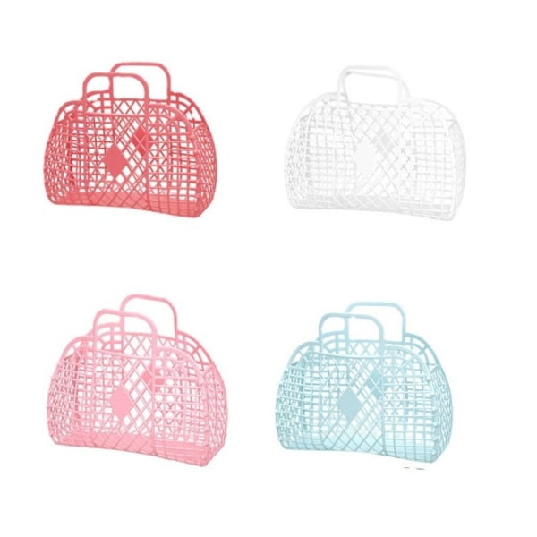 Hollow Basket Muovinen säilytyskori PINK Pink
