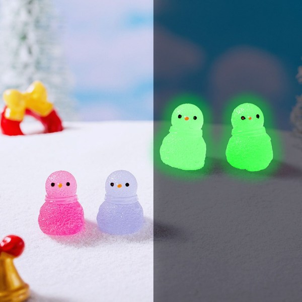 Snow King Dekoration Snemand Ornamenter LYS GRØN light green