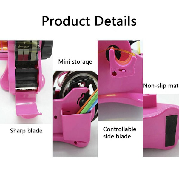 Tape Cutter Dispenser Spesialtapes Sete ROSE RED rose red