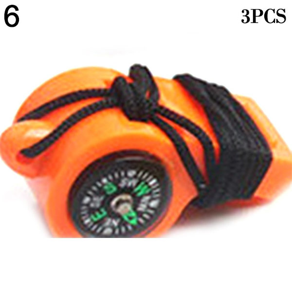 3st Multifunction Whistle 2in1 Compass 6 6 6