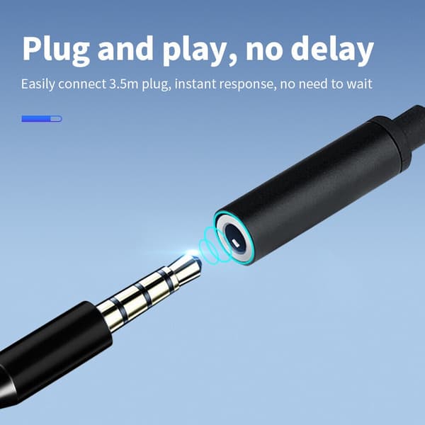Ljudadapter Kabel Mic Ljudkabel Mikrofonadapter