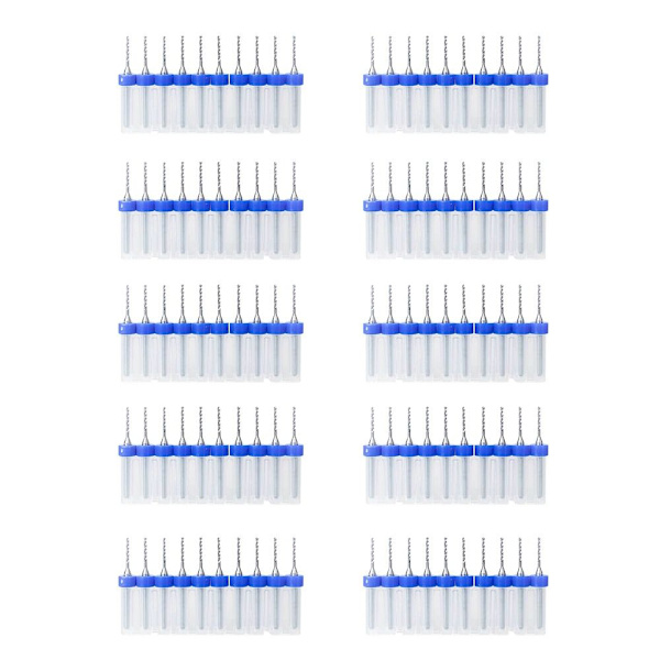 10stk Solid Tungsten Carbide Drill Bits 0,2-1,1MM 0.2-1.1mm