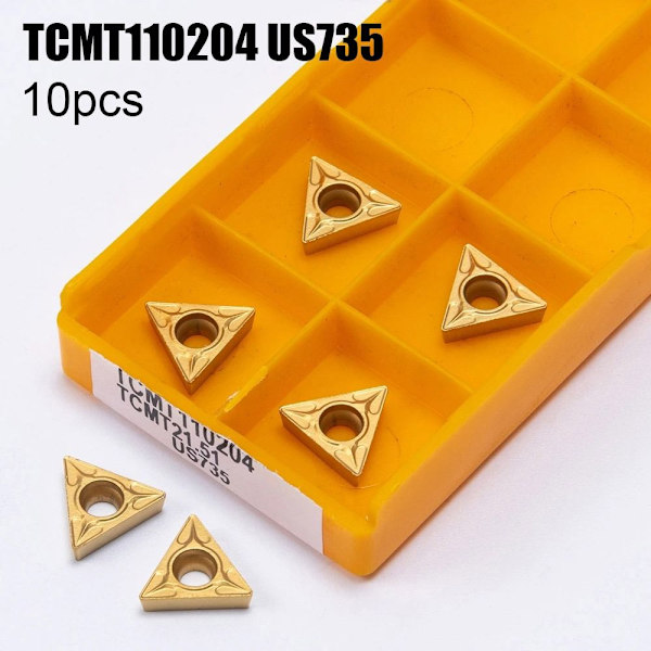 10 STK intern fræser CNC skær TCMT110204 US735 TCMT110204 US735