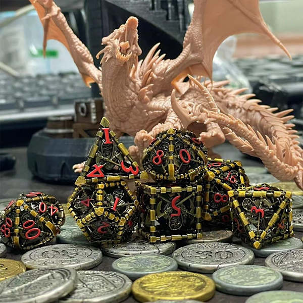 Metal Dice Set Peli Dice CC C