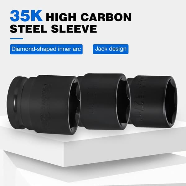 14 STK Shallow Socket Sockets IMPACT Socket Set Nøkkelsokkelsett 14PCS