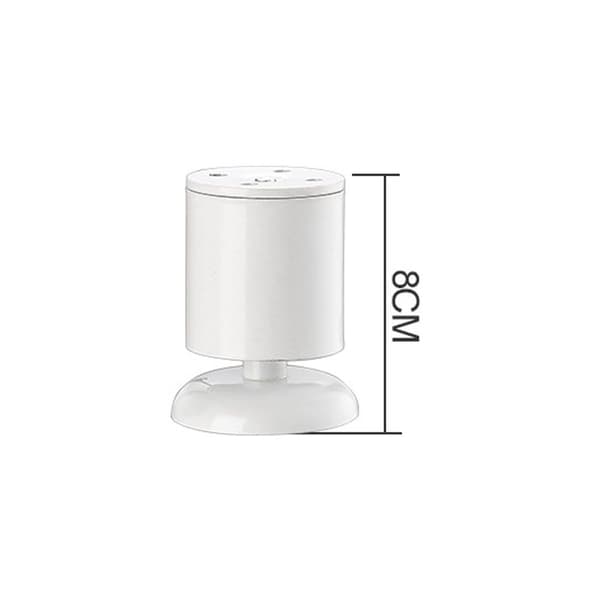 Möbelben Bordsfötter VIT 8CM white 8cm