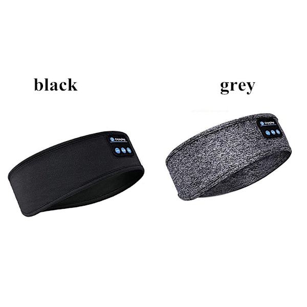Huvudbands-hörlurar för sömn Sovband GRÅ grey