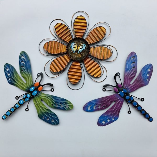 Bee Dragonfly Wall Art riippuvat veistokset DRAGONFLY-3 Dragonfly-3